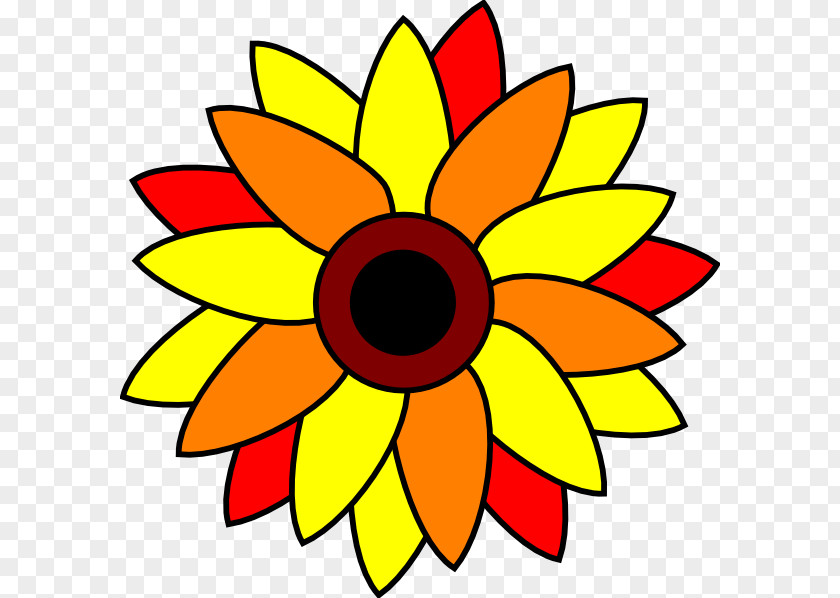 Sunflower Leaf Line Art Download Clip PNG