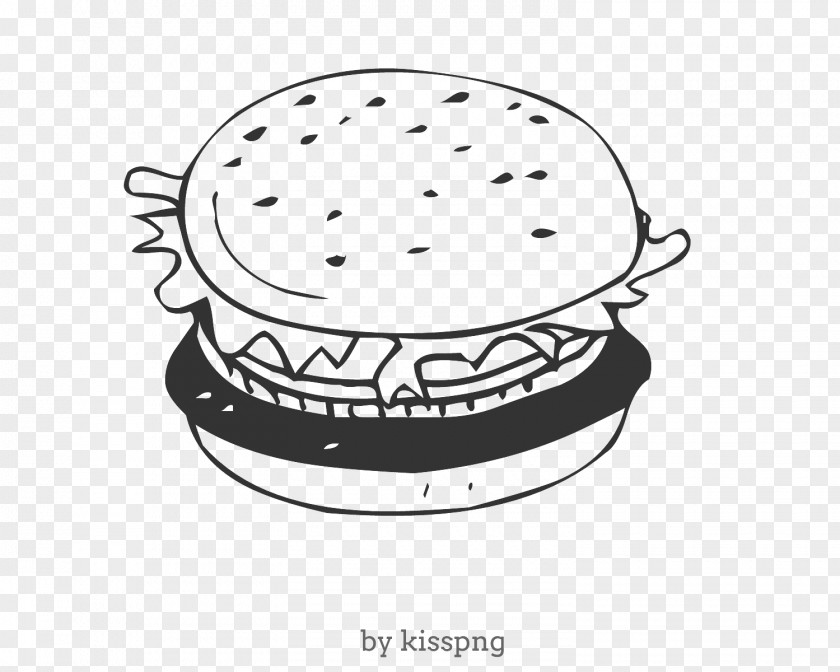 Hamburger Cartoon Transparent Clipart. PNG