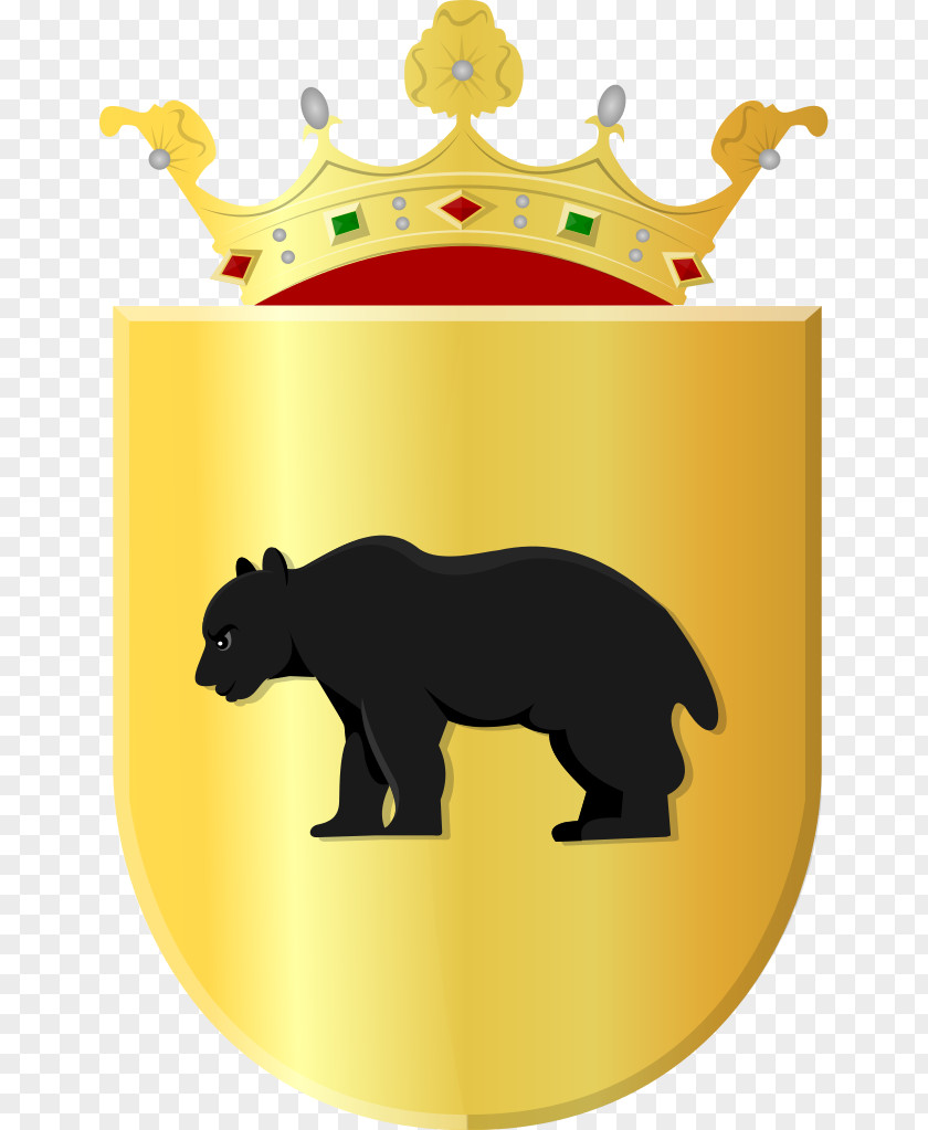 Bear Wapen Van Baarland Bruinisse Coat Of Arms PNG
