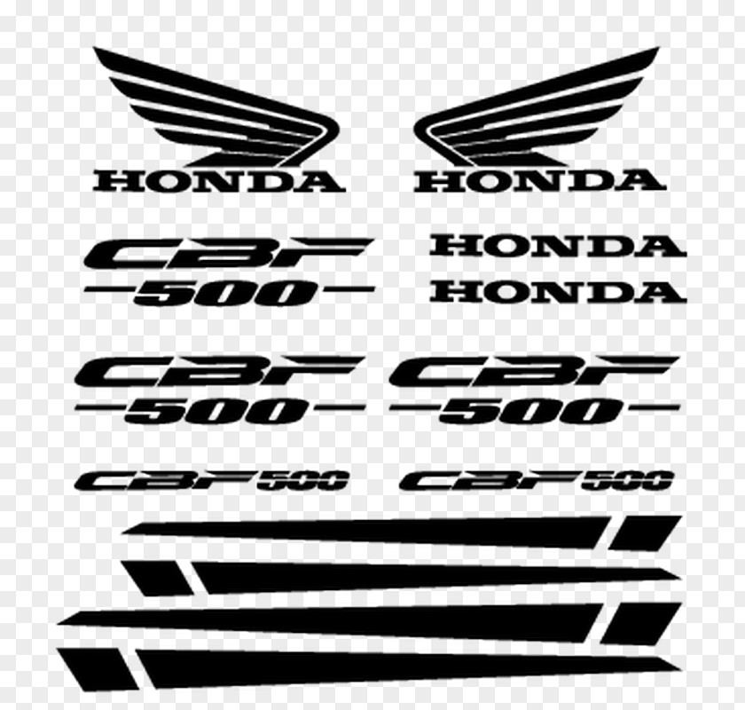 Honda Logo CB500 Twin Sticker CB600F PNG