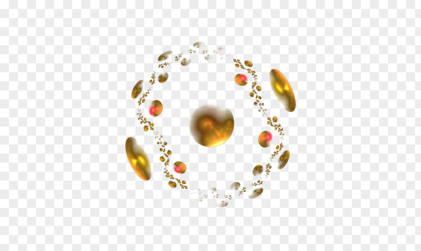 Jewellery Body Amber Circle PNG