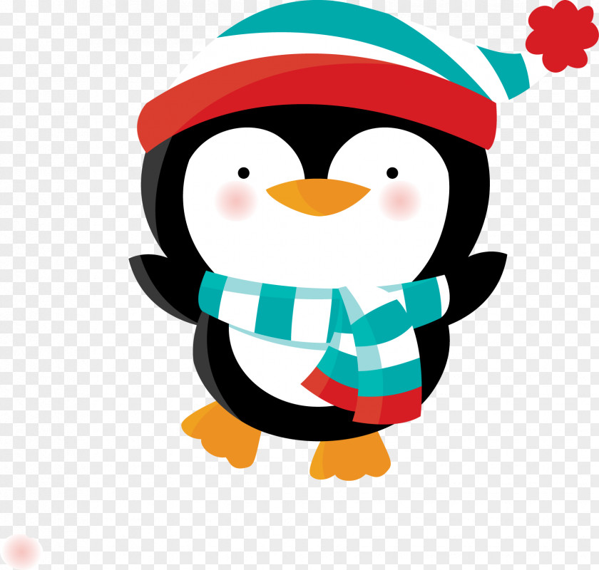 Penguin Christmas Drawing Clip Art PNG