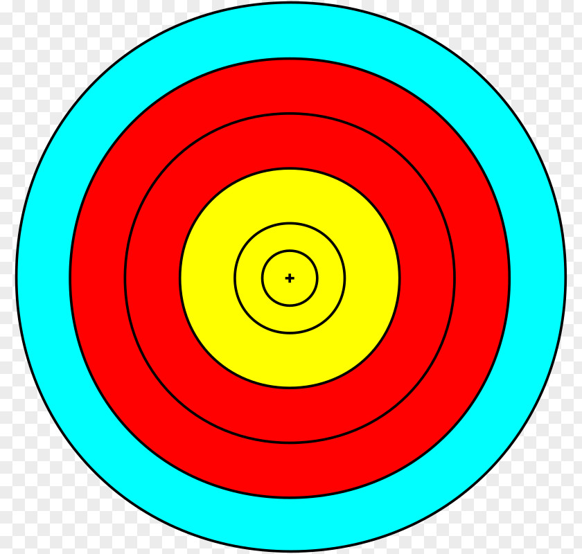Ring Target Archery World Federation Shooting Clip Art PNG
