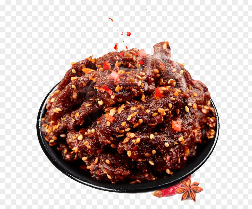 Spicy Beef Jerky Bakkwa Food Taobao PNG
