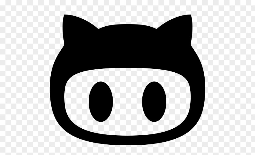 Github Black Whiskers Clip Art PNG