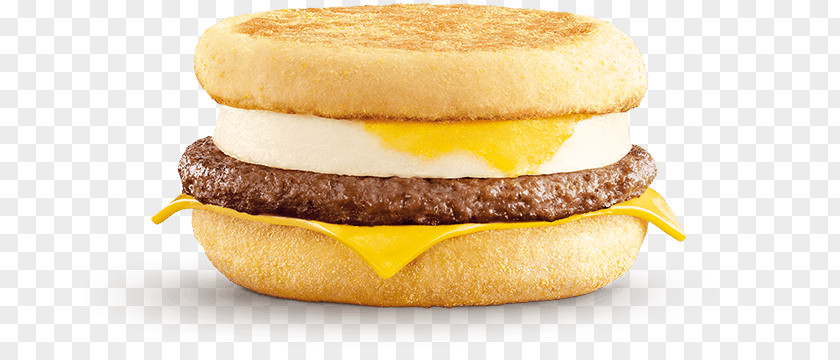 Delicious Sausage Breakfast McDonald's McMuffin Egg English Muffin PNG