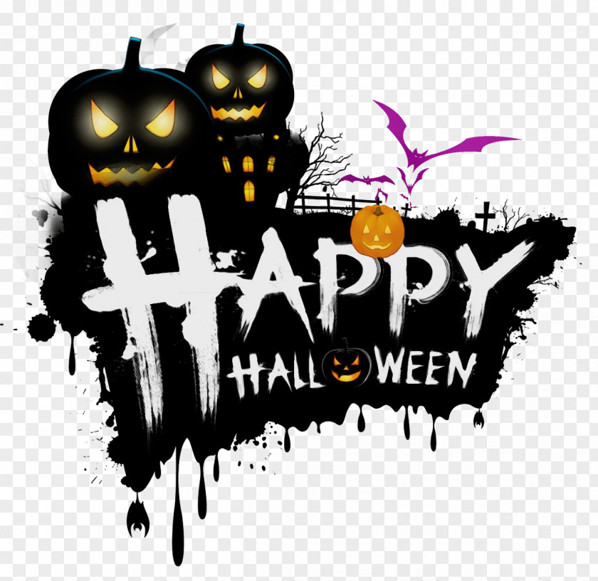 Fictional Character Logo Halloween Pumpkin Art PNG