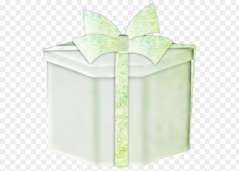 Green Ribbon Present Gift Wrapping Box PNG