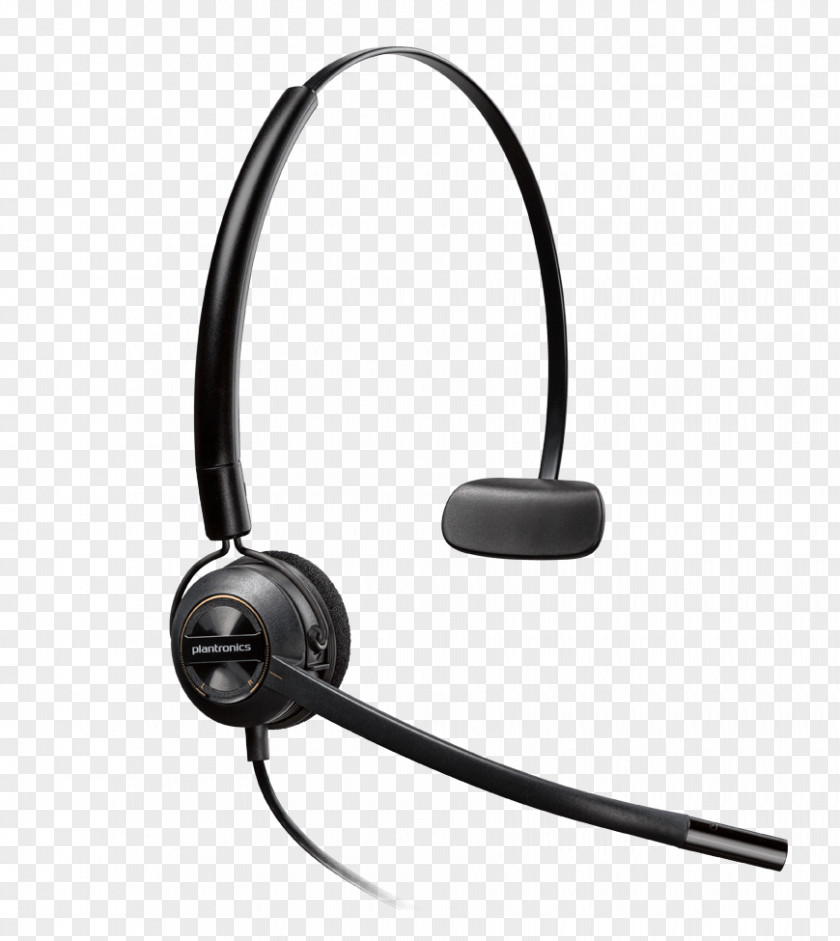 Microphone Plantronics EncorePro HW540 Noise-cancelling Headphones Headset PNG