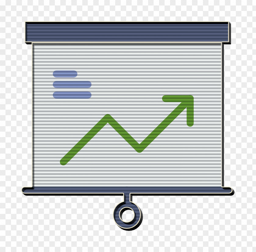 Rectangle Signage Chart Icon Presentation Business PNG