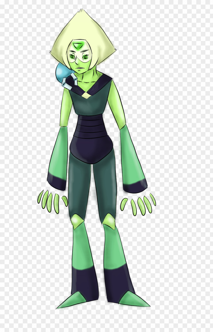 Steven Universe Peridot Fanart Art Green Costume Design PNG