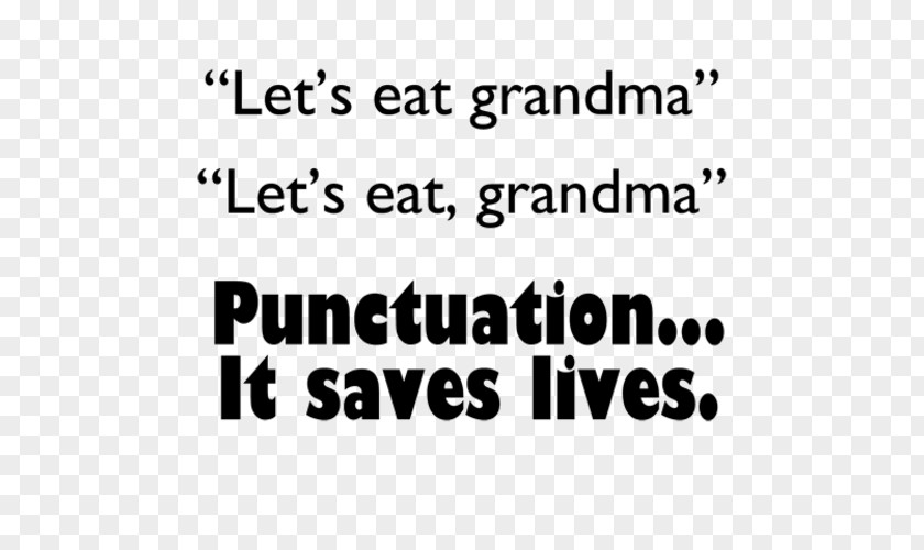 T-shirt Let's Eat Grandma Grammar Clothing PNG