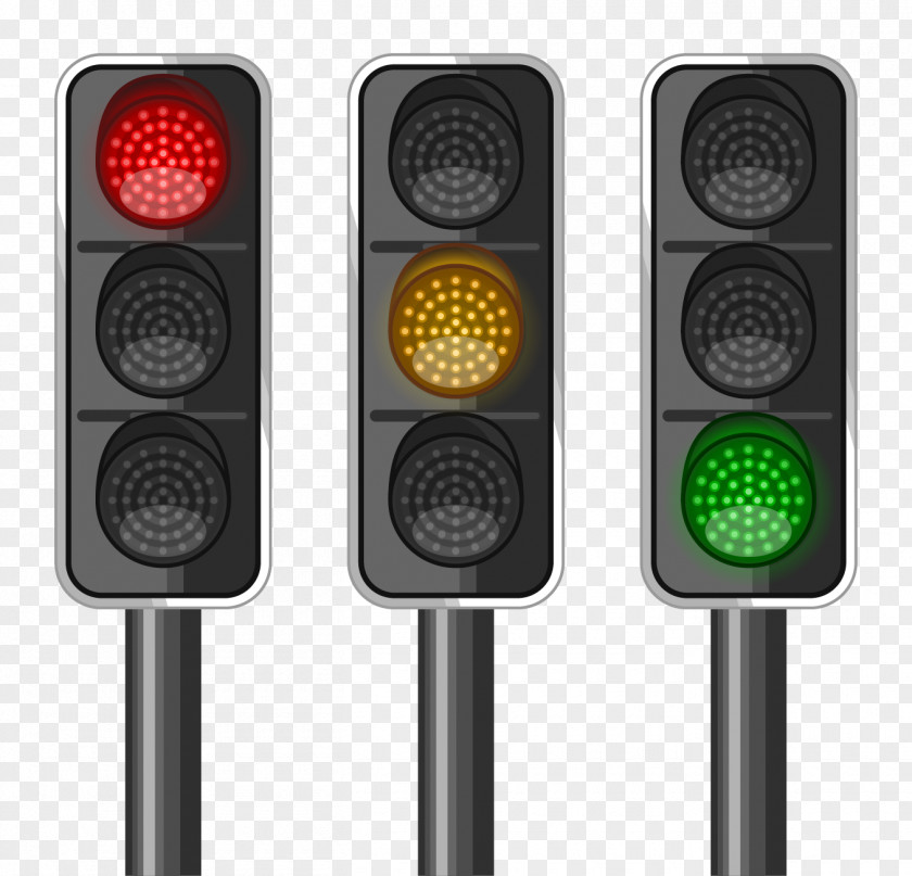 Vector Hand-drawn Traffic Lights Light Sign PNG