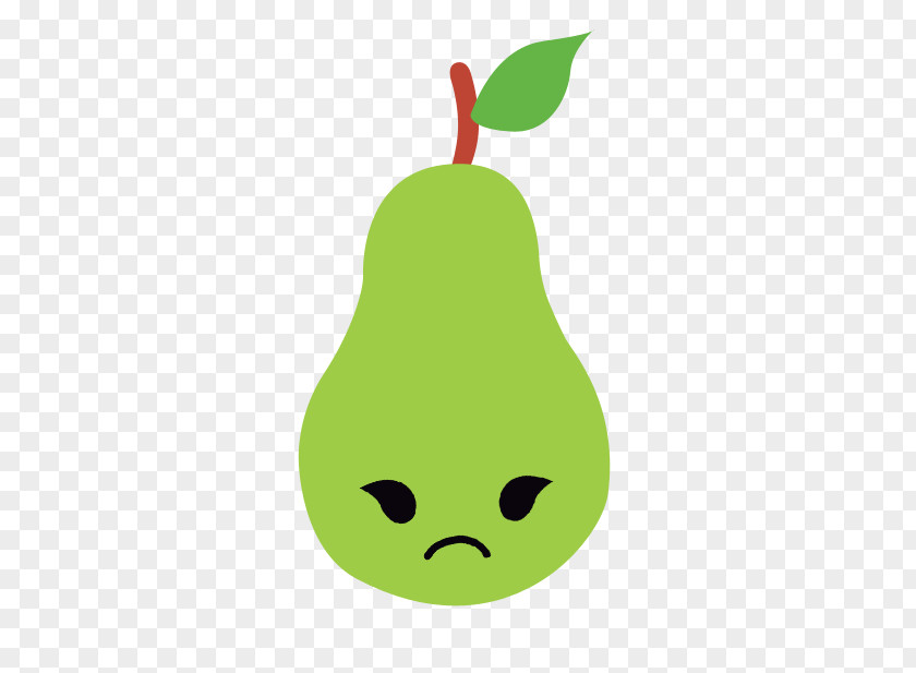 Anger Pears Pyrus Xd7 Bretschneideri Cartoon Clip Art PNG