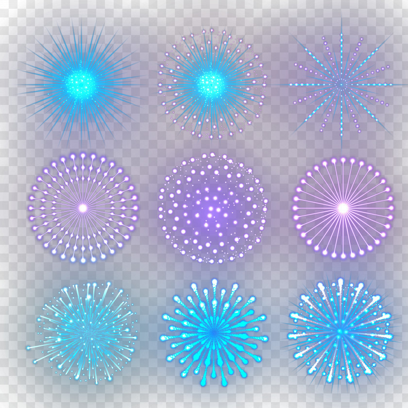 Fireworks Decorative Material Light Adobe PNG