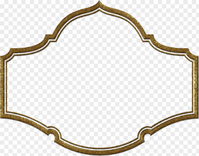 Gold Frame Decorative Arts Gemstone PNG