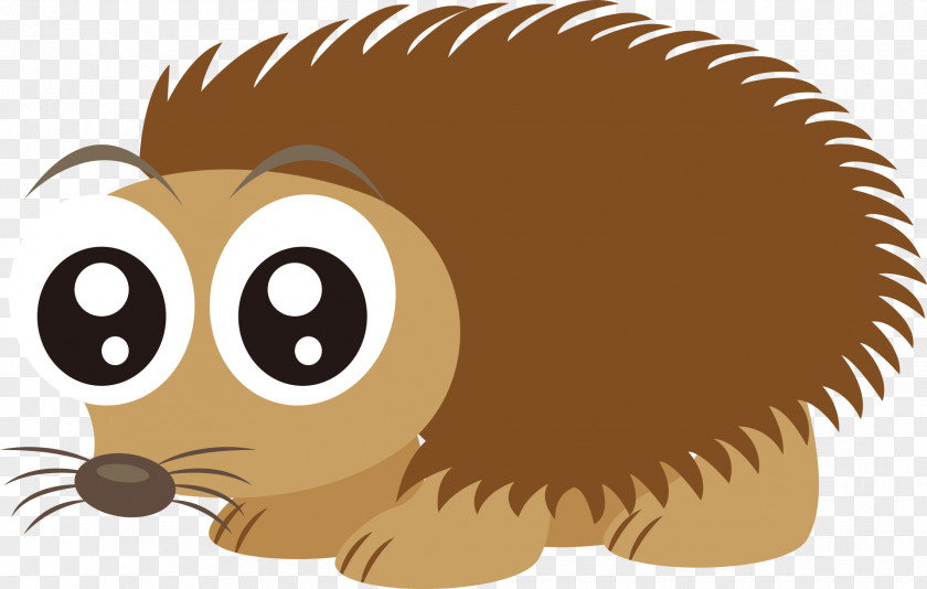 Vector Cartoon Hedgehog Rodent Whiskers Mouse Rat PNG