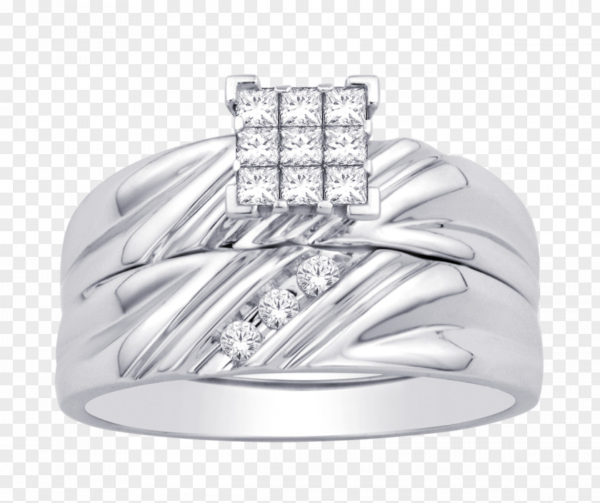 Wedding Ring Silver Gold Platinum PNG