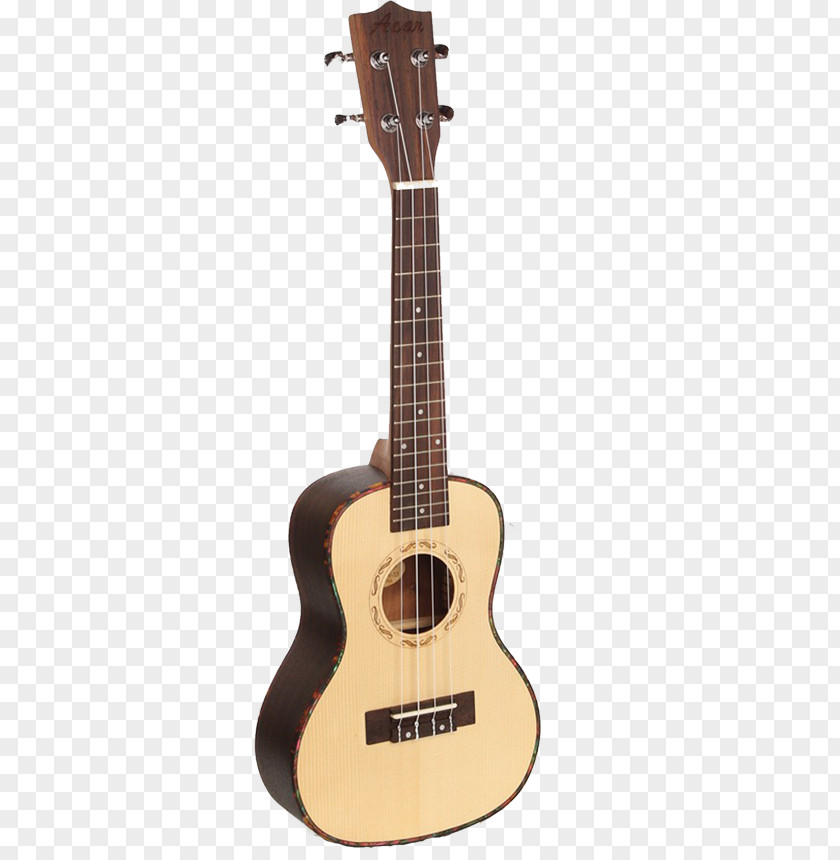 Wood Color Guitar Acoustic Ukulele Tiple Acoustic-electric PNG