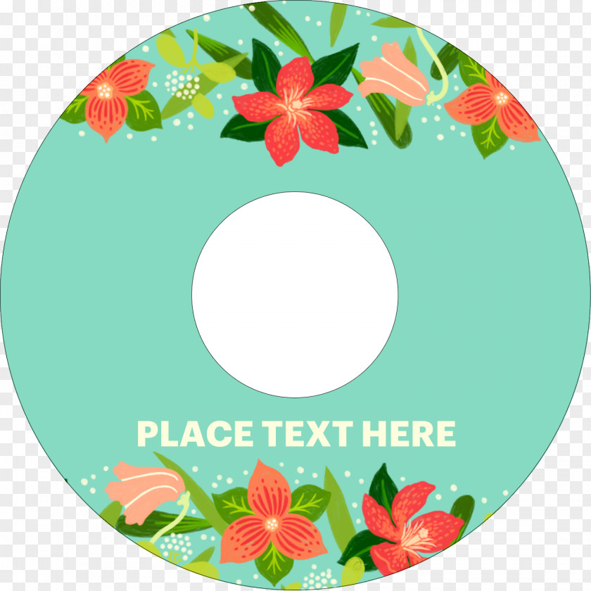 Cd/dvd Circle Wheel Flower Leaf PNG