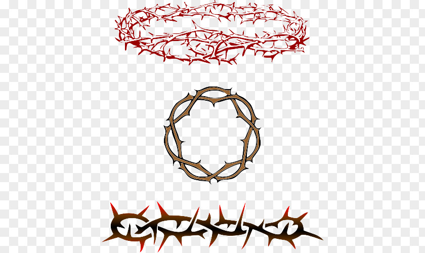 Christian Cross Crown Of Thorns Christianity Clip Art PNG