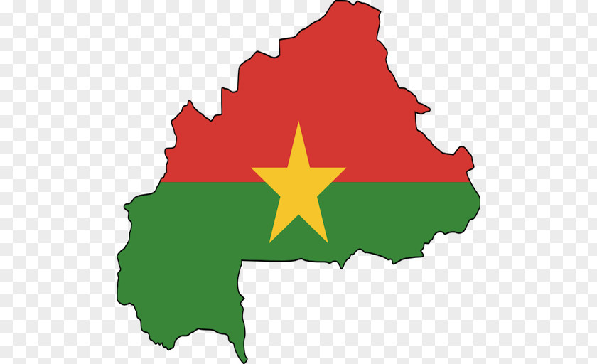 Map Flag Of Burkina Faso Collection PNG