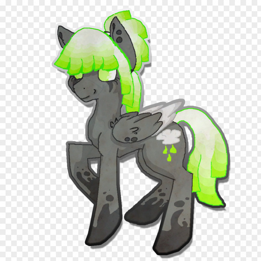 Acid Rain Horse Character PNG