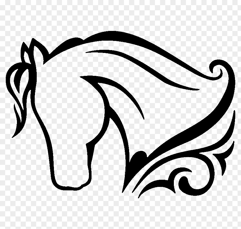 Horse Silhouette Drawing PNG
