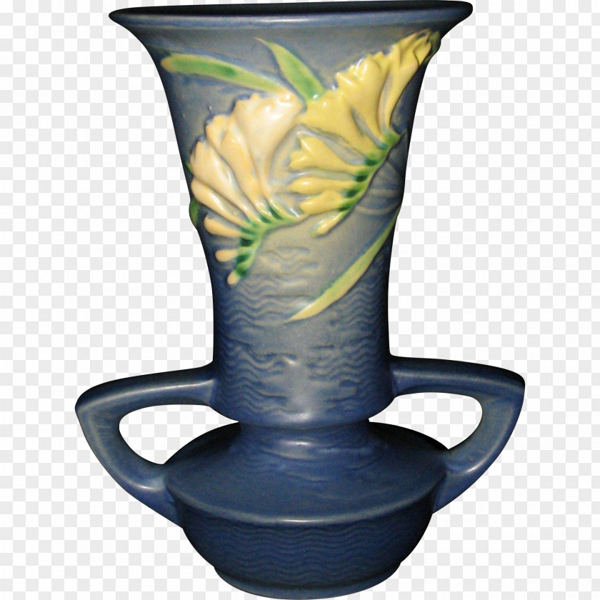Vase Roseville Pottery Ceramic PNG