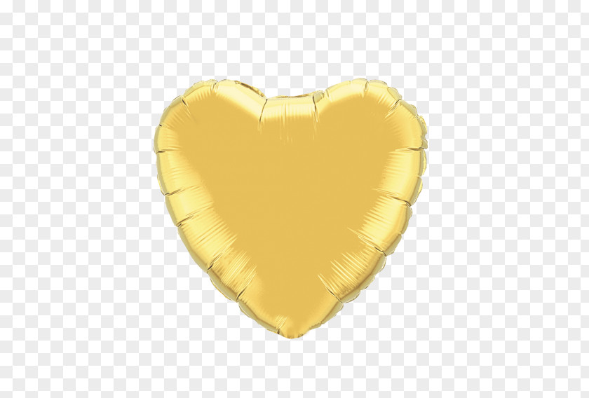 Balloon Mylar Gold Helium Gas PNG