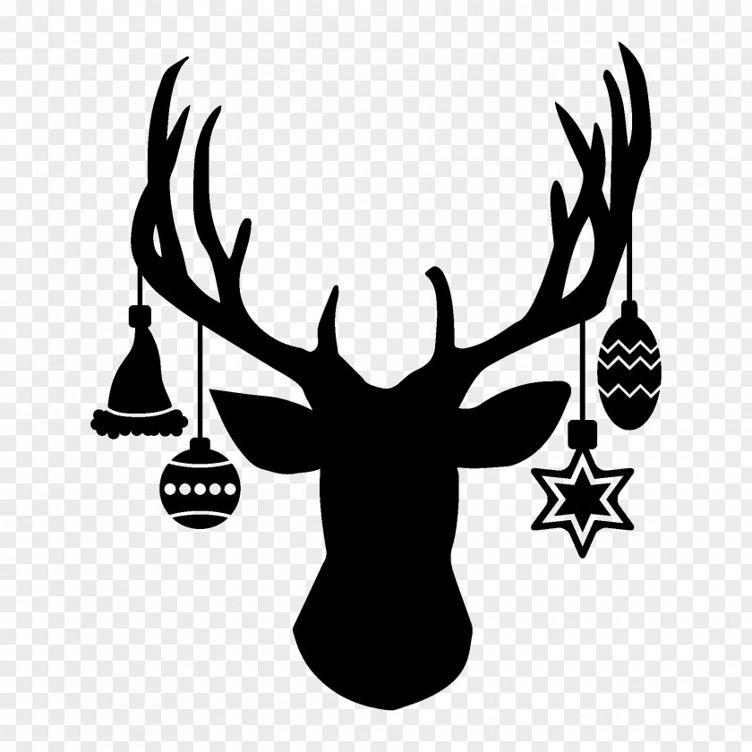 Deer Head White-tailed Silhouette Clip Art PNG