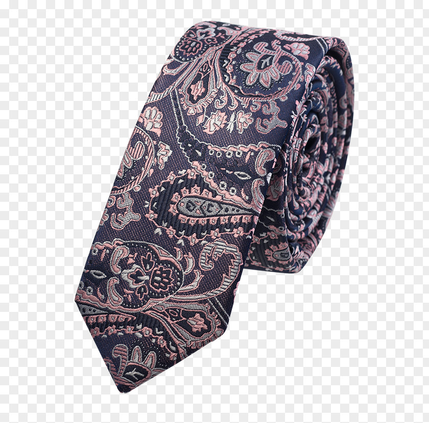 Paisley Patterns Necktie Einstecktuch Navy PNG