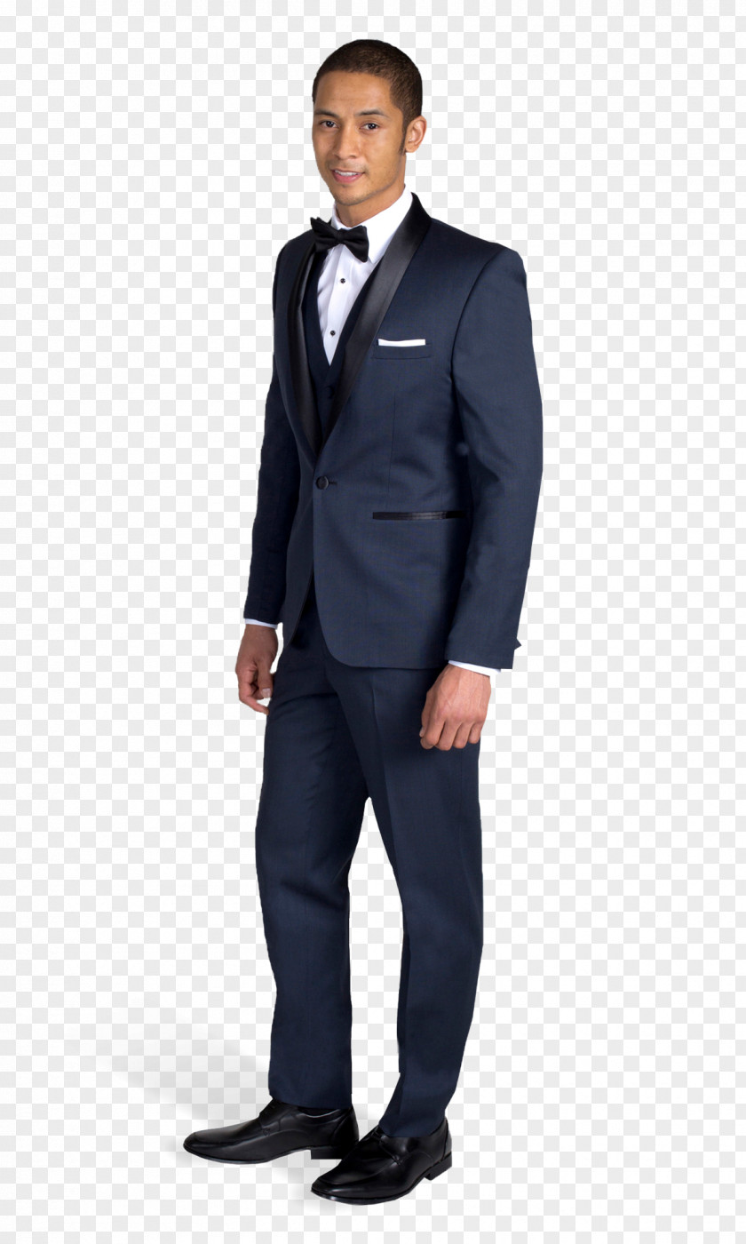 Tuxedoman Tuxedo Navy Blue Suit Lapel Dress PNG