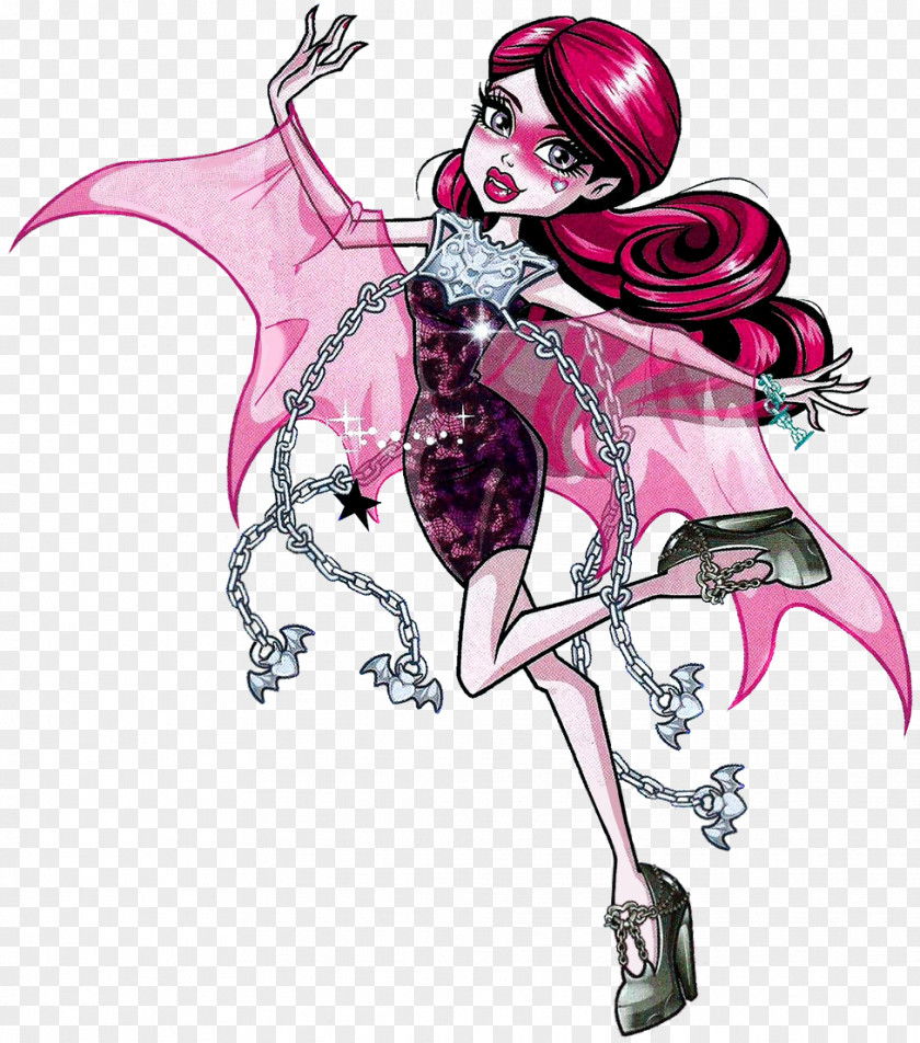 Ghoul Draculaura Monster High Doll Ghost PNG