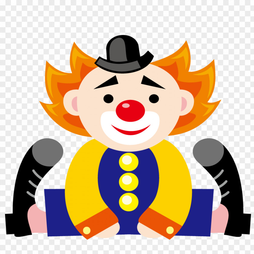 Vector Character Clown Phonics Word Family Digraph Reading PNG