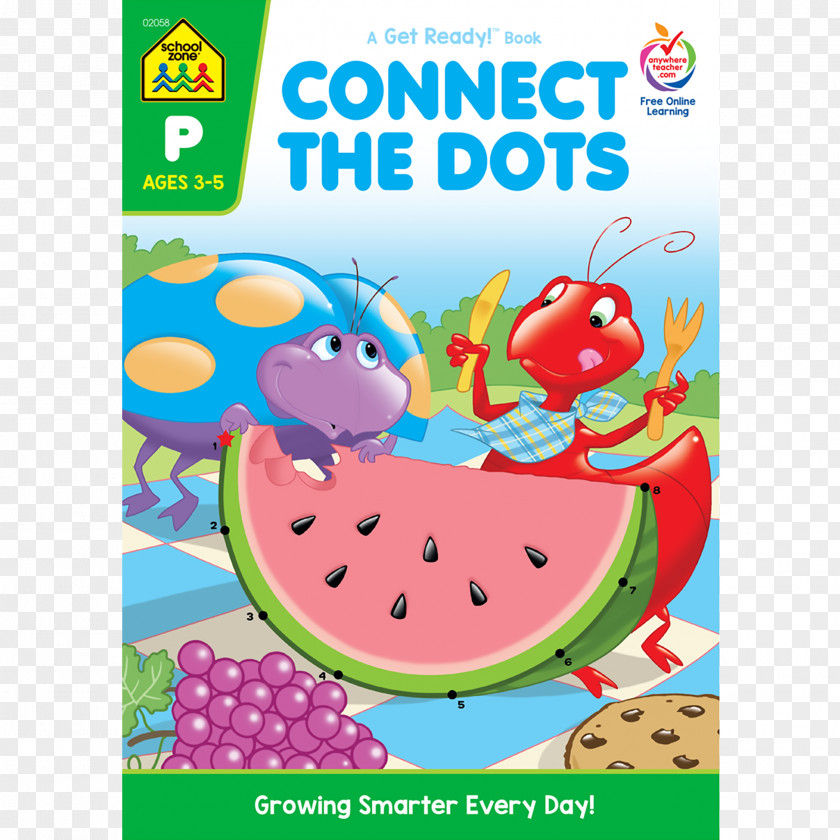 Connect The Dots Big Preschool Workbook My First Dot-To-Dots PNG