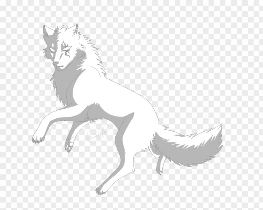Horse Canidae Dog Line Art Sketch PNG