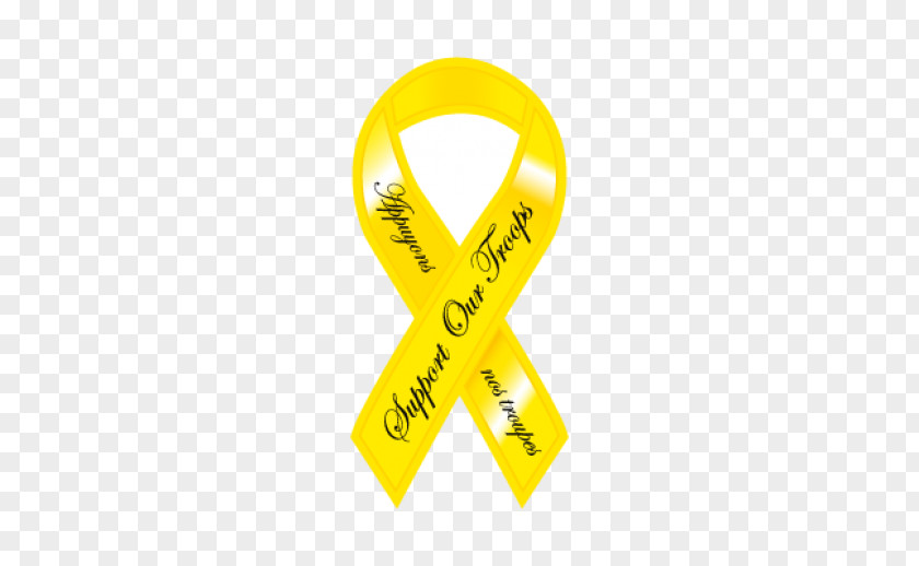 Yellow Ribbon Canada Operation Awareness PNG