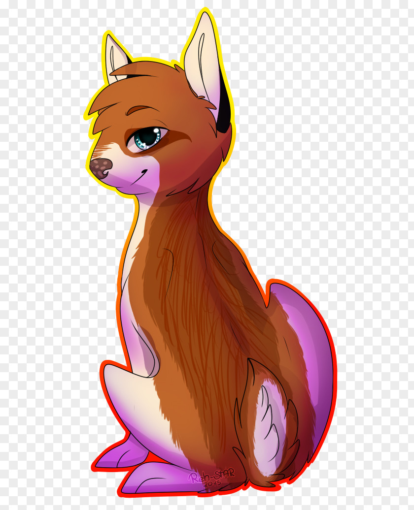 Cat Whiskers Red Fox Horse Illustration PNG