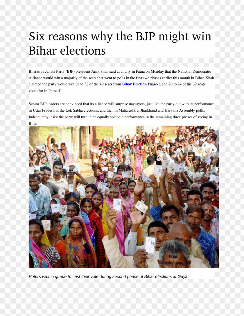 Politics Bihar Legislative Assembly Election, 2015 Bharatiya Janata Party Elections In PNG