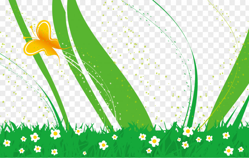 Vector Green Grass Illustration PNG