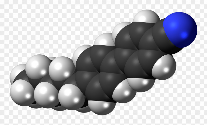 4-Cyano-4'-pentylbiphenyl Liquid Crystal University Of Hull Molecule Chemistry PNG