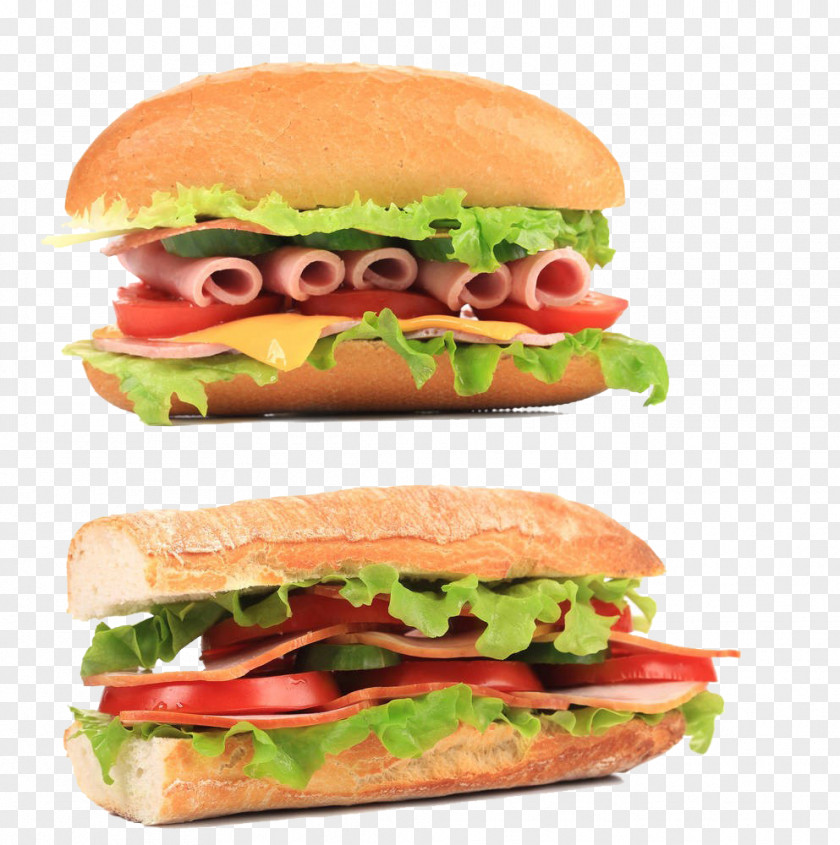 American Burger Hamburger Ham And Cheese Sandwich Club Fast Food PNG
