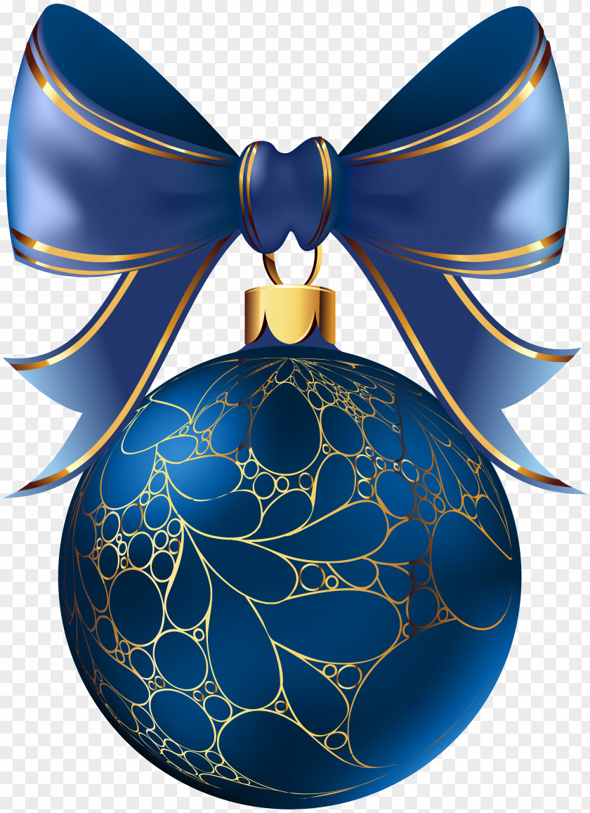 Christmas Tree Blue Ornament Decoration PNG