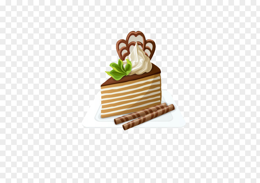 Multilayer Cake Ice Cream Mousse Chocolate Layer Cupcake PNG