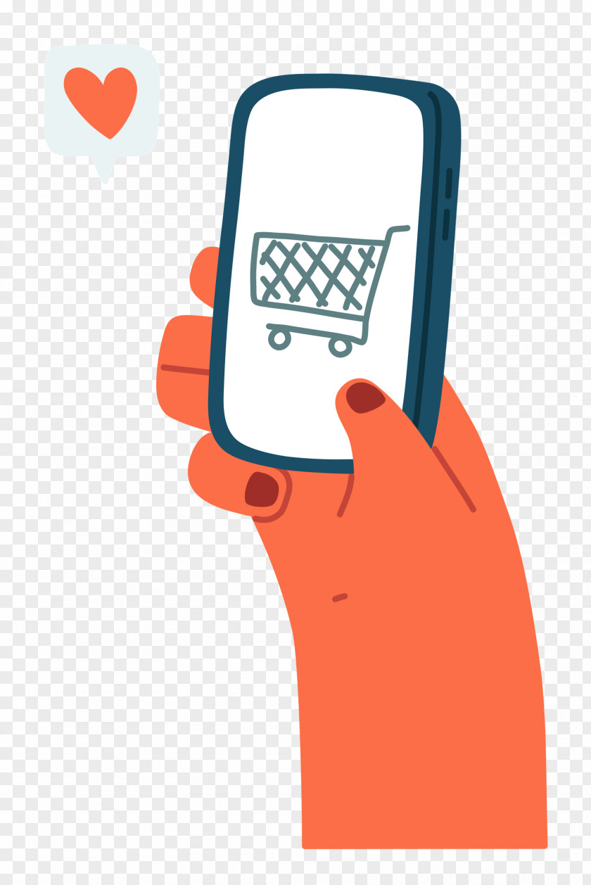 Shopping Mobile Hand PNG
