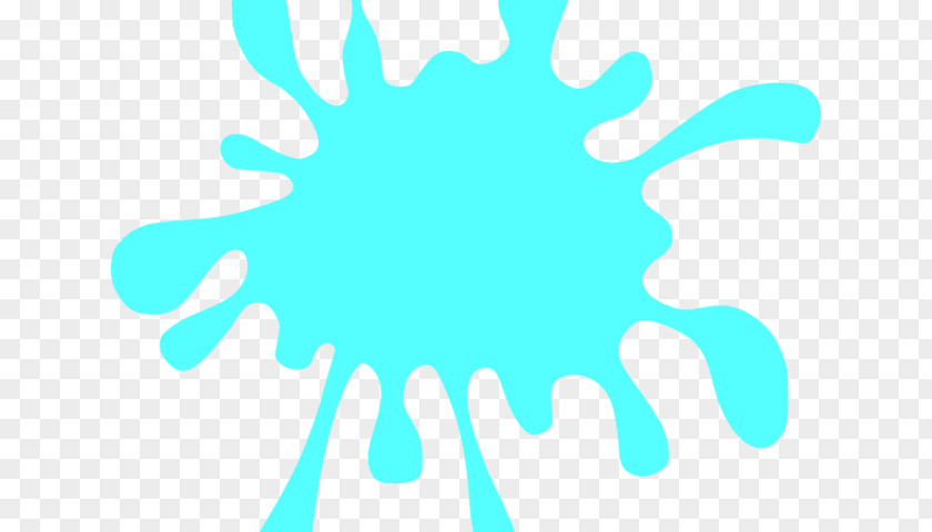 Blue Paint Splat Clip Art Vector Graphics Free Content Illustration PNG