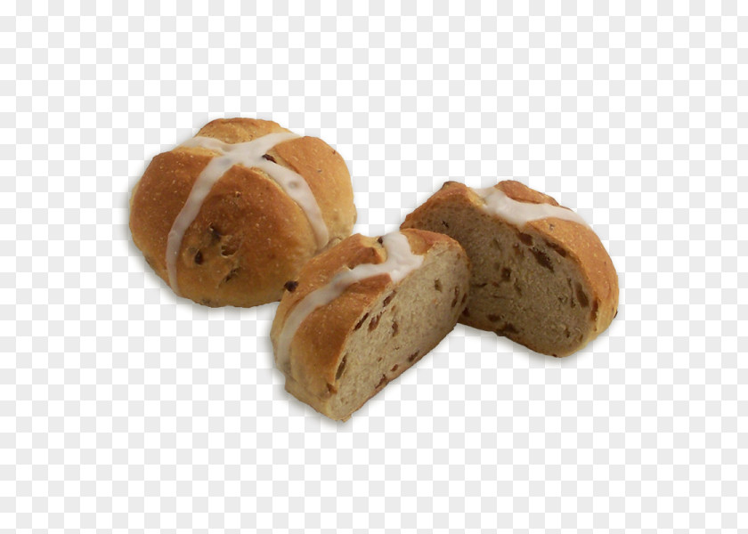 Hot Cross Bun Rye Bread Small PNG
