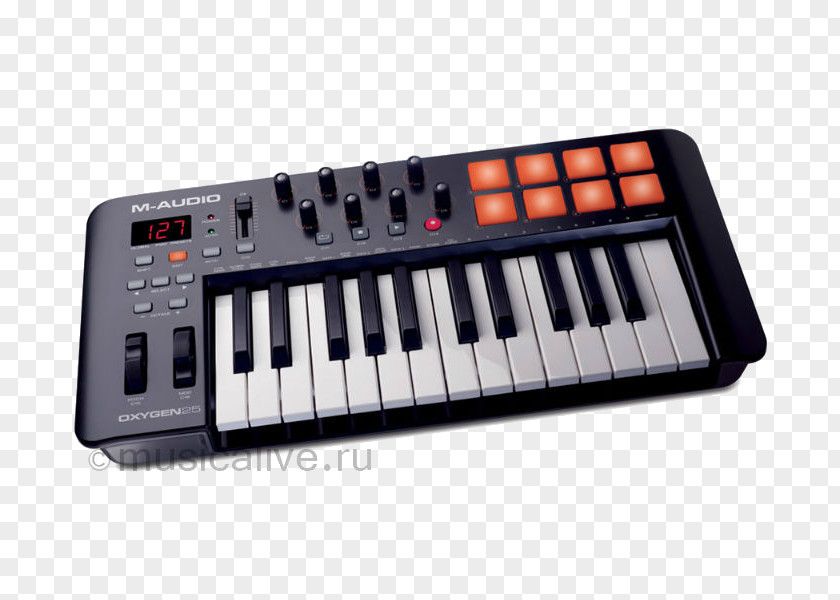 M-Audio Oxygen 25 MK IV MIDI Keyboard Controllers 49 PNG