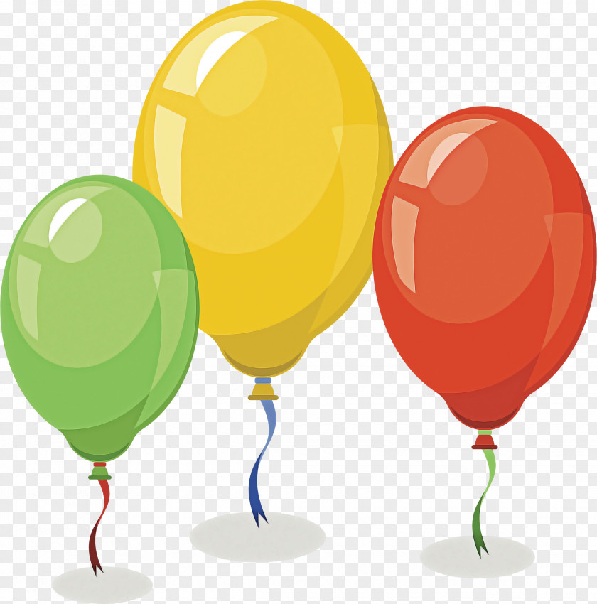 Party Supply Yellow Balloon PNG